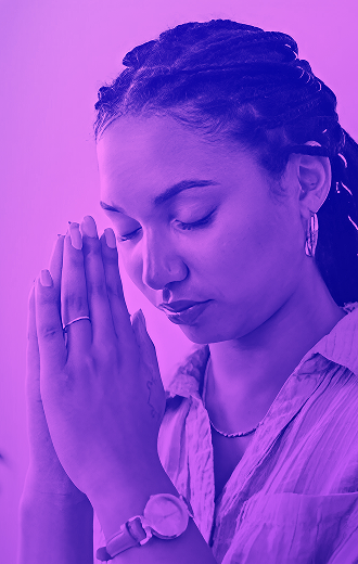 Woman praying